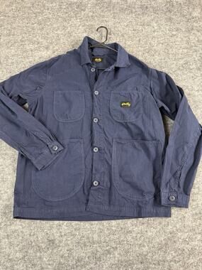 Stan Ray Coverall Jacket Mens Large Barn Work Coat Button Up Shirt Twill N114